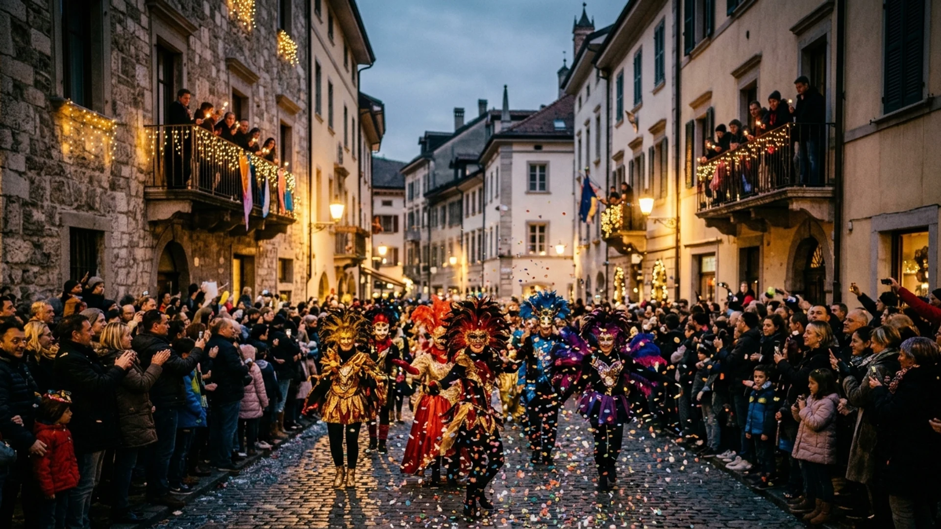 Karneval / Fasching countdown timer background — live 2027 event countdown on Worldz Trendz